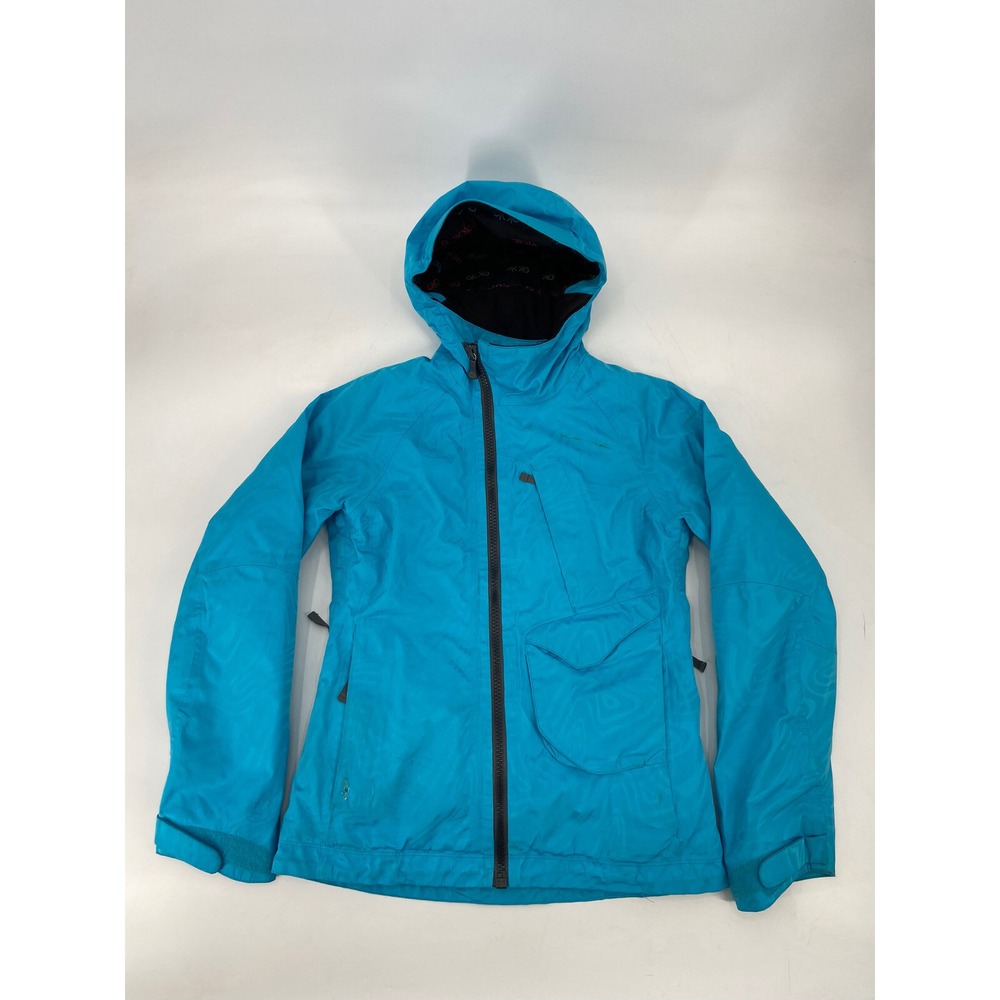 Burton AK Gore-Tex Jacket Women's Turquoise Blue Ski/Snowboard Shell Size XS